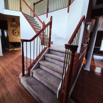 New Hope Kitchen Painting Railings Trim