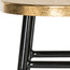 Safavieh Mari Counterstool, Black and Gold