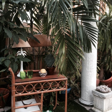 outdoor entertaining- bar cart