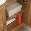 Sauder Misc Storage 3-Shelf 2-Door Tall Wood Bookcase in Sindoori Mango