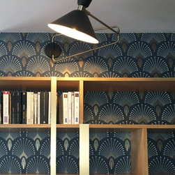 S&eacute;verine - une biblioth&egrave;que de style art d&eacute;co - 本棚