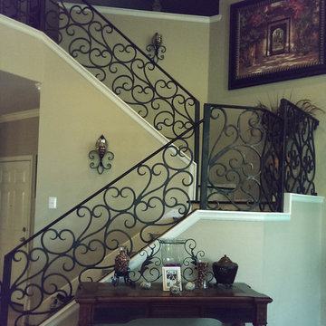 Wrought Iron Staircase Rails