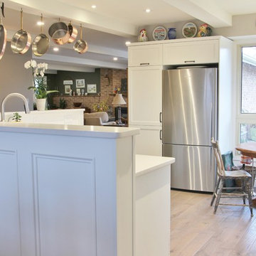 Wonderful White Corner Kitchen