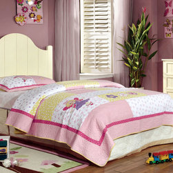 FRANCESCA COTTAGE STYLE BEDROOM SET IN CREAM FINISH - Kids Beds