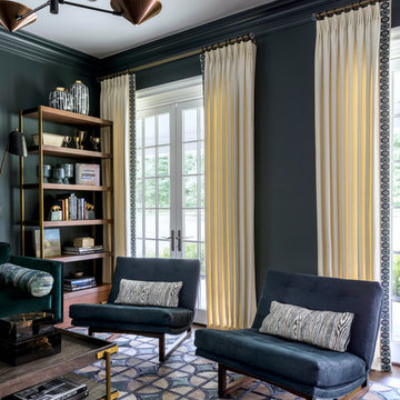 Moody Music Room Makeover