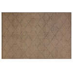 Bareens Designer Rugs - Boho Chic Ziegler Agueda Gray Ivory Hand-Knotted Wool Rug - 7'9'' x 9'9'' - Enhance the ambiance of your home with this magnificent Persian-influenced Turkish hand-knotted rug made by skilled artisans capable of creating the most exceptional vegetable dyes and hand-spun wool. This exquisite handmade rug is a one-of-a-kind Peshawar Kafkaz, otherwise identified as Chobi, Chobi Peshawar, Oushak, or Ziegler rug. These handmade rugs are crafted in Pakistan utilizing superior-quality wool imported from Australia, New Zealand, and Korea in two types of weaves: the Persian weave and the Mori weave. This rug is meticulously crafted by hand using the finest natural vegetable dyes extracted from local plants. The artisans use a blend of hand-spun local and fine merino wool, resulting in a rug with a compelling texture, higher lanolin content, and longer staple. The artisans occasionally incorporate natural or artificial silk into the pile to enhance specific motifs. The finished product is an awe-inspiring execution of flawless design and an understated palette that exudes elegance.