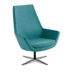 Eton with black swivel base - Armchairs And Accent Chairs