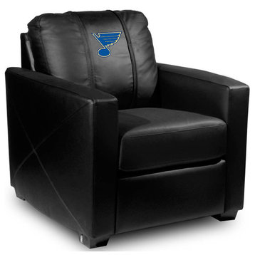 St. Louis Blues Stationary Club Chair Commercial Grade Fabric