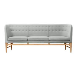 & Tradition Mayor Sofa Aj5 White Oiled Oak - Furniture