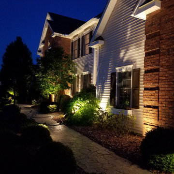 Landscape Lighting is a must have when your home looks like this