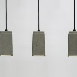 Bentu 'FOUR' Concrete Pendant Light - Pendant Lighting