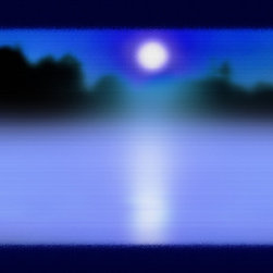 Alexandria Bay Moonrise Mist - Artwork
