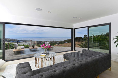 Inspiration for a contemporary home design remodel in San Diego