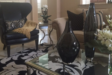 Home design - transitional home design idea in Houston