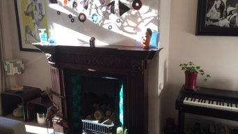 Original fireplace prior to a Feature Wall being installed