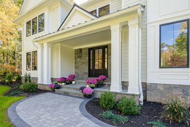Transitional exterior home photo in New York
