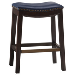 Elmo bonded discount leather counter stool