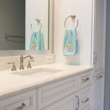 Child's Bathroom Remodel with Barn Door