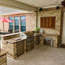 outdoor kitchen