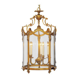 Inviting Home Inc. - Empire Lantern, French Gold Finish - Pendant Lighting