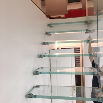 Escaliers en verre
