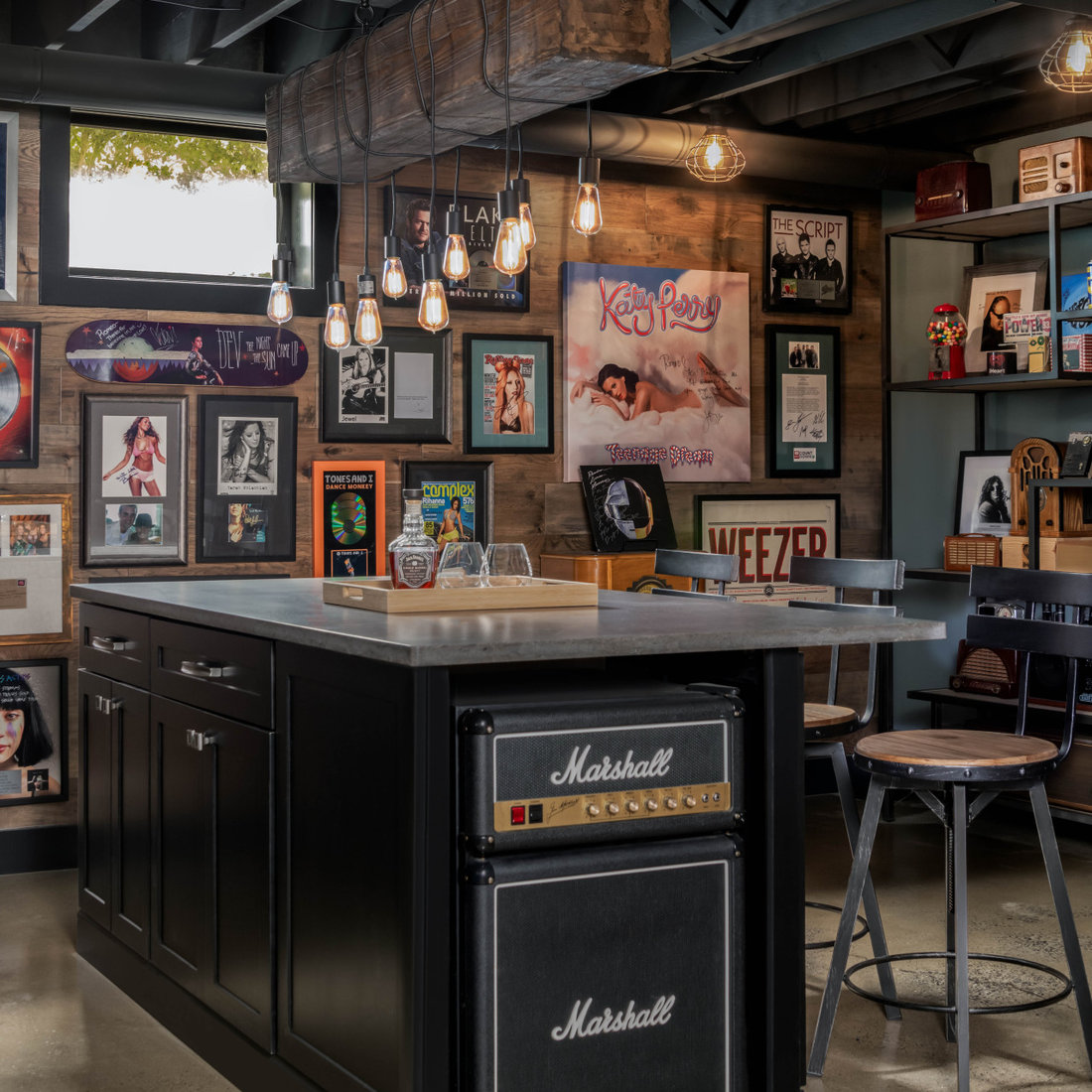 Rock Star Industrial Basement