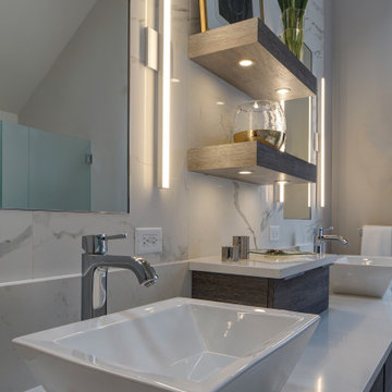 Glamorous Modern Bath Redesign