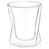 Lacey Double Wall Double Old Fashion Whiskey Glasses 10 oz, Set of 2