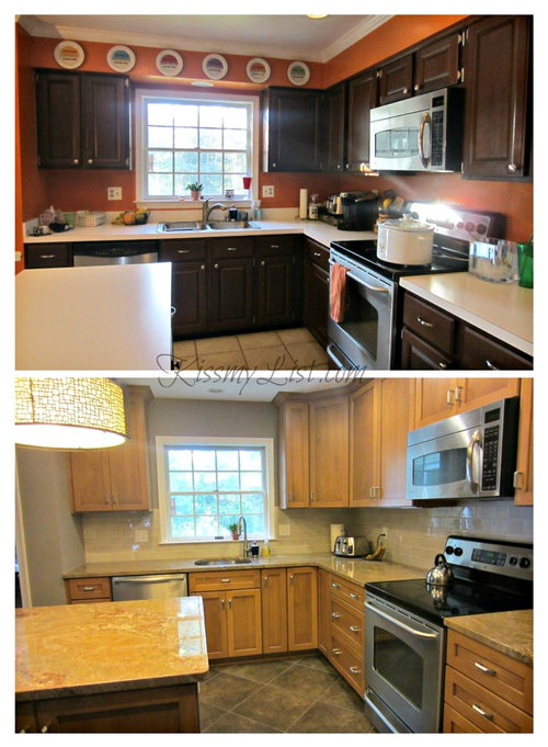 Complete Kitchen Remodel - before and after