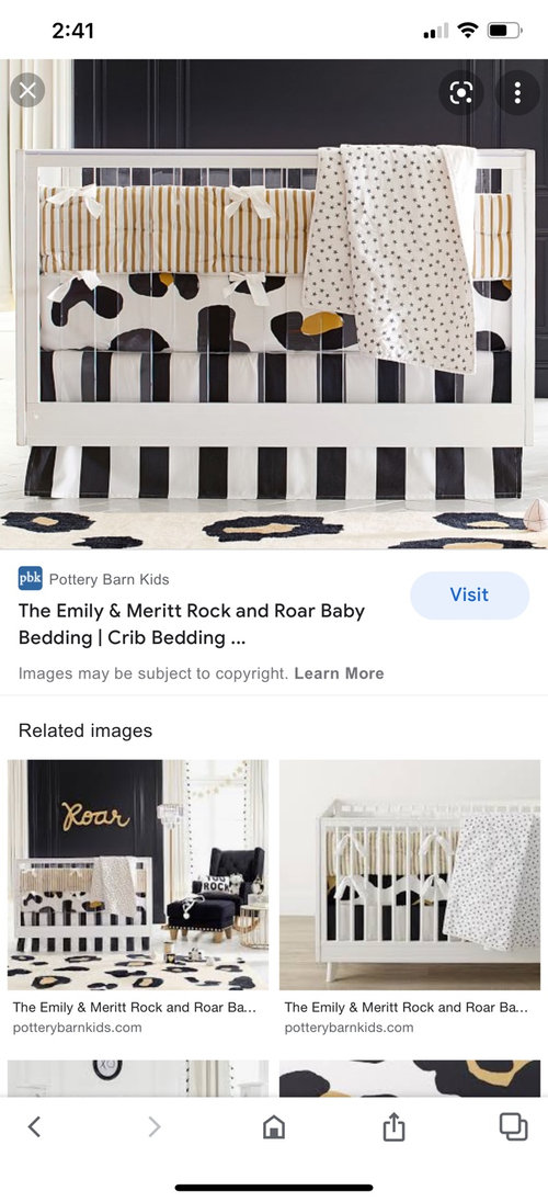 Leopard print nursery