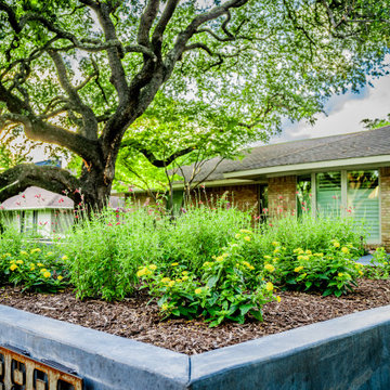 Mid-Century Modern Curb Appeal | Preston Hollow Architectural Pathways