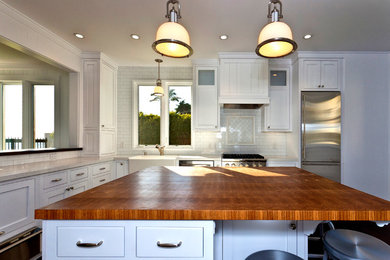 Example of a danish kitchen design in Santa Barbara