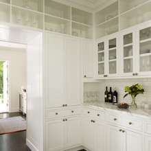 Corner upper cupboard options