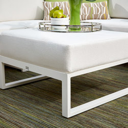 Madrid Collection - Outdoor Footstools And Ottomans