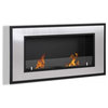 Bellezza Recessed or Wall Mount Bio Ethanol Fireplace