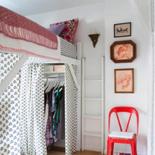 loft bed over closet