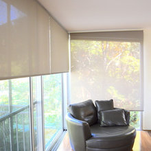 Beach house window blinds