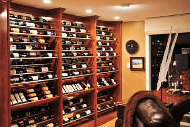 Design ideas for a traditional wine cellar in Salt Lake City.