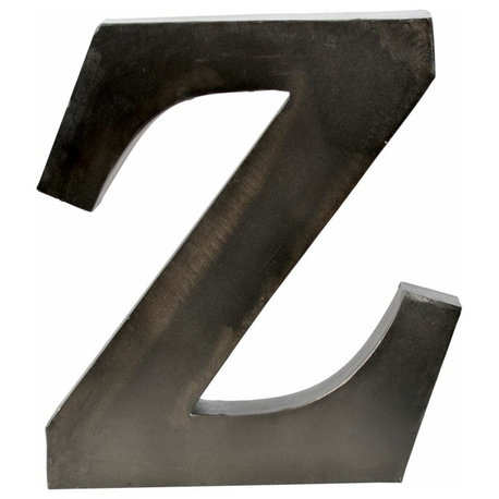 Metal Letter on Raw Metal Finish, 12"