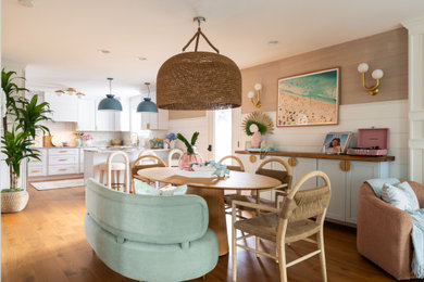 Dining room - coastal dining room idea in Philadelphia