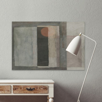 "Partial Eclipse IV" Painting Print on Wrapped Canvas