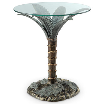 Palm Tree End Table