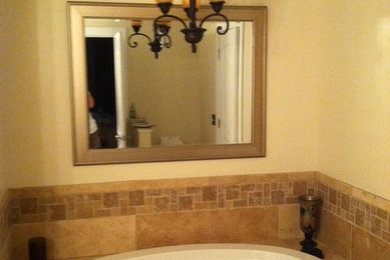 Example of a classic bathroom design in Other