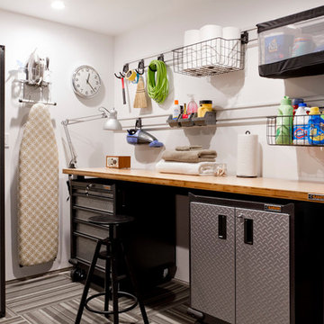 Lowe's Bathroom/Laundry room makeover