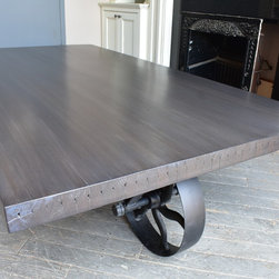 Modern Wheelbarrow Oversized Coffee Table - Coffee Tables
