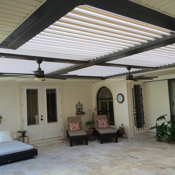 Adjustable Louvered Pergola and Patio Cover