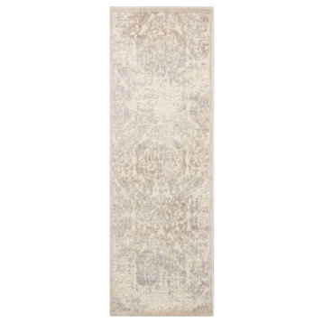 Graphic Illusions Area Rug, Ivory, 2'x5'9"