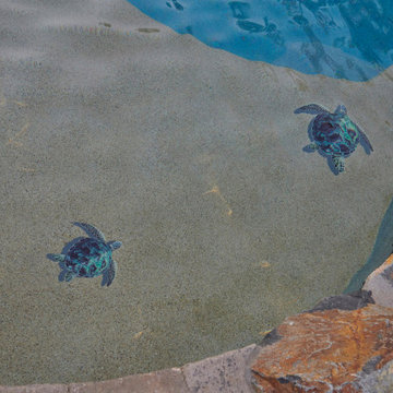 Backyard Swimming Pool Grotto Oasis