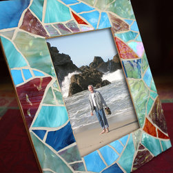 5x7 Turquoise Mosaic Picture Frame - Picture Frames