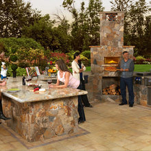 outdoor kitchen